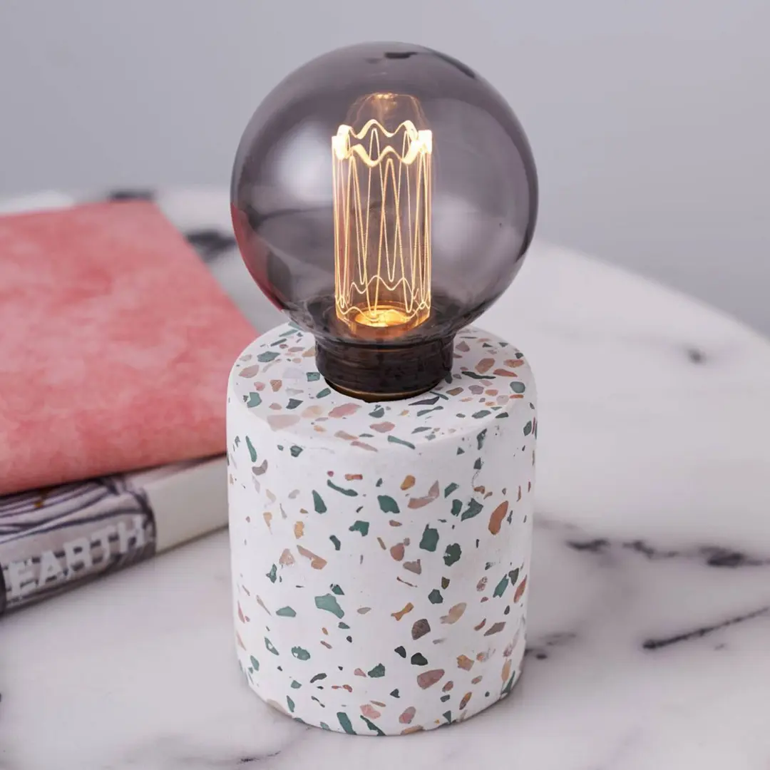Pauleen Elegant Flare Dekoleuchte Beton Terrazzo