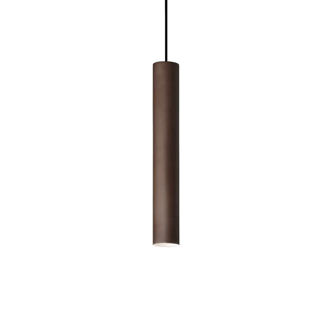 Ideal Lux Hängeleuchte Look, dunkelbraun, Ø 6 cm, Metall