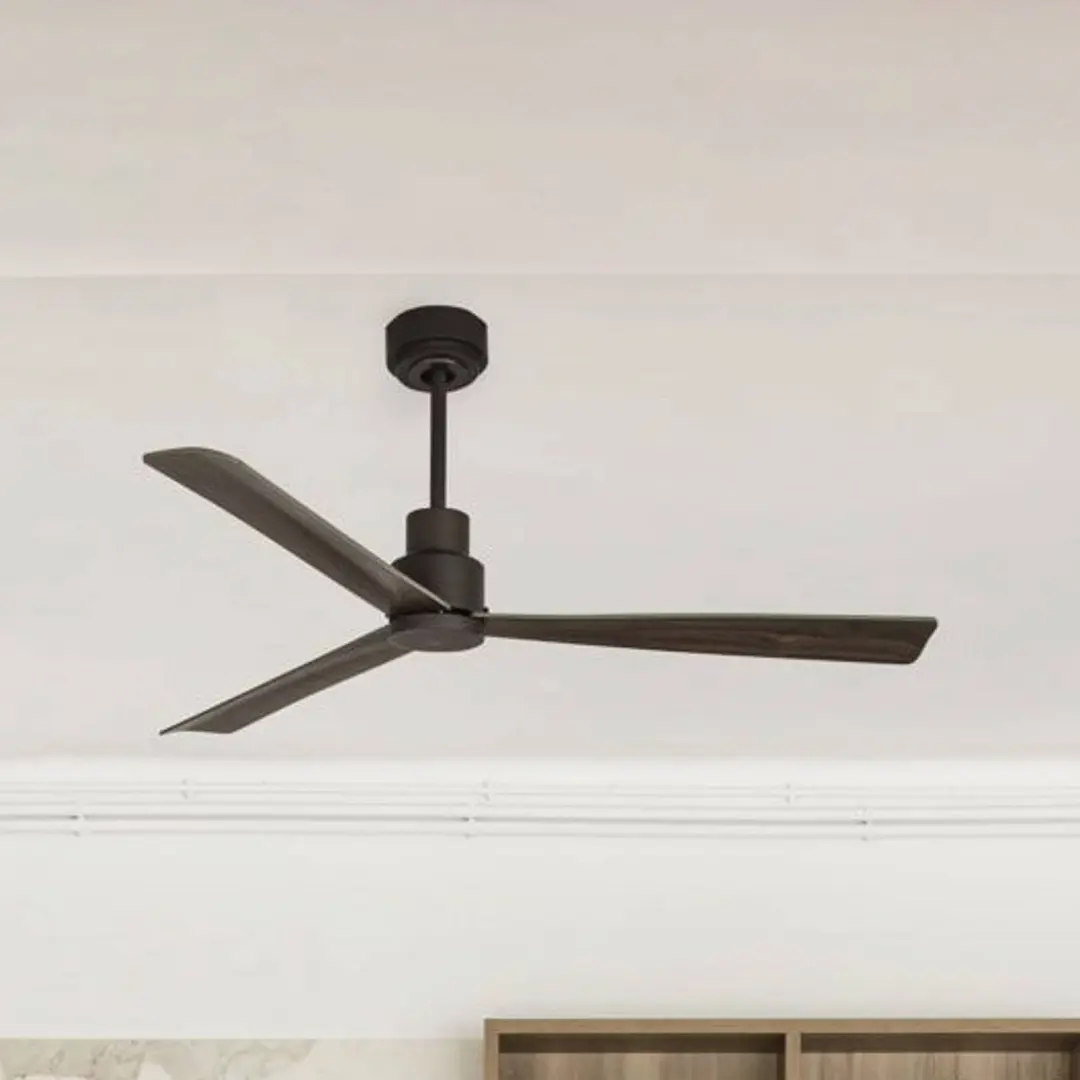FARO BARCELONA Deckenventilator Nassau, DC, 3 Flügel, dunkelbraun