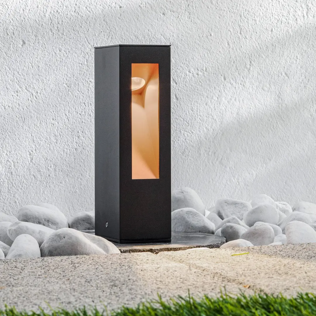 LUCANDE LED-Sockelleuchte Jenke aus Aluminium