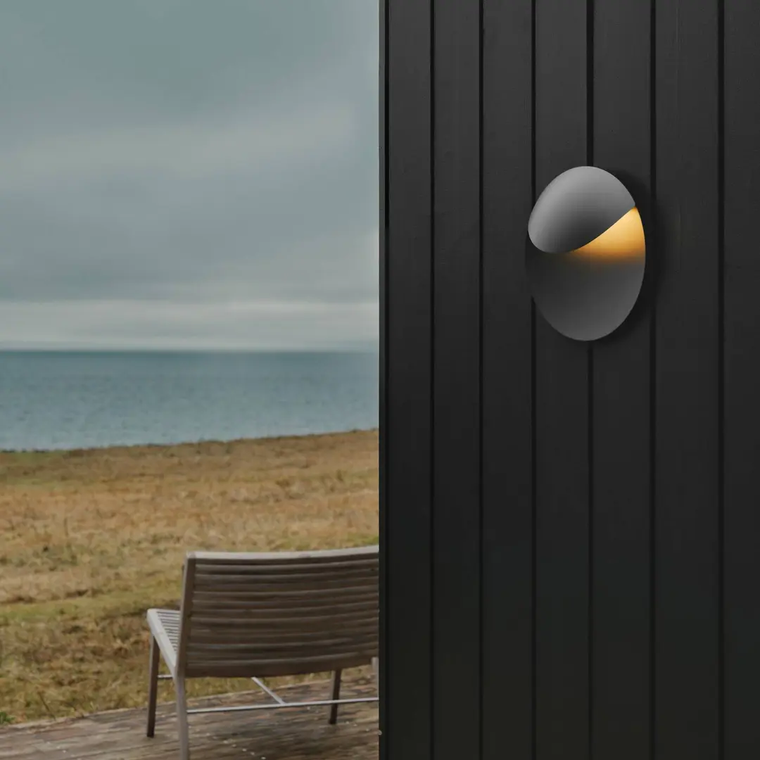 Nordlux LED-Außenwandleuchte Valopin Seaside, schwarz
