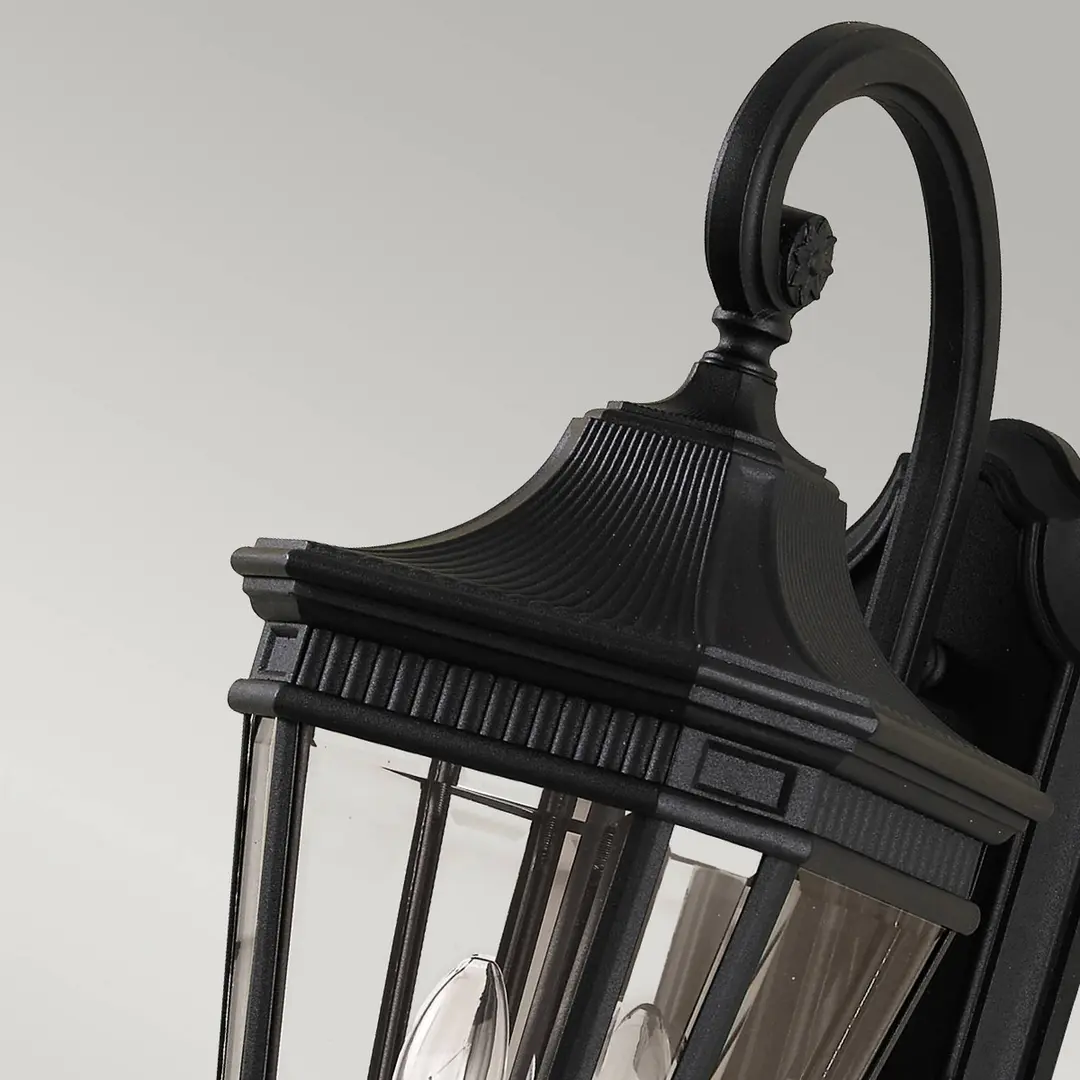FEISS Außenwandleuchte Cotswold Lane schwarz Höhe 52 cm IP44