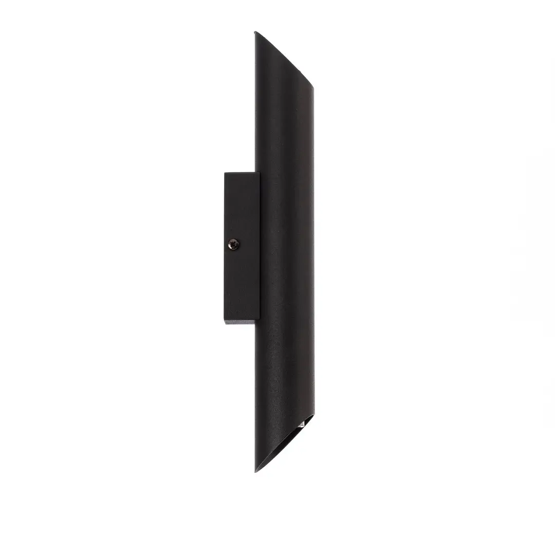 Eko-Light Wandleuchte Corte, schwarz, zweiflammig