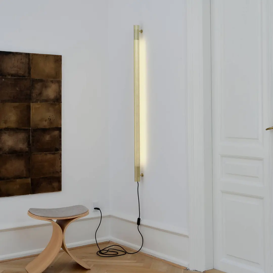 GEJST Wandlampe Radent messingfarben, Höhe 135 cm, G13 LED