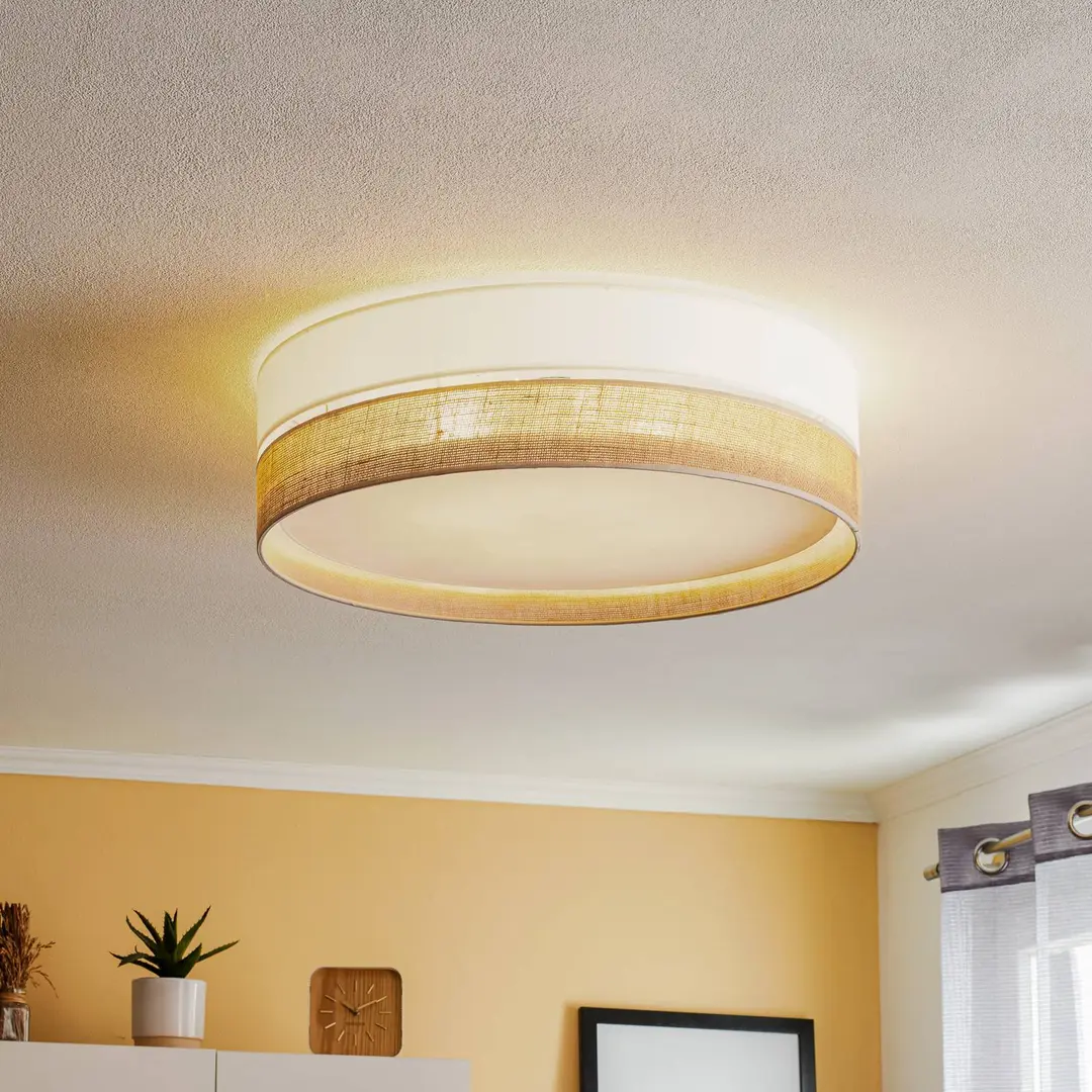 TK Lighting Deckenleuchte Linobianco, Ø 60 cm