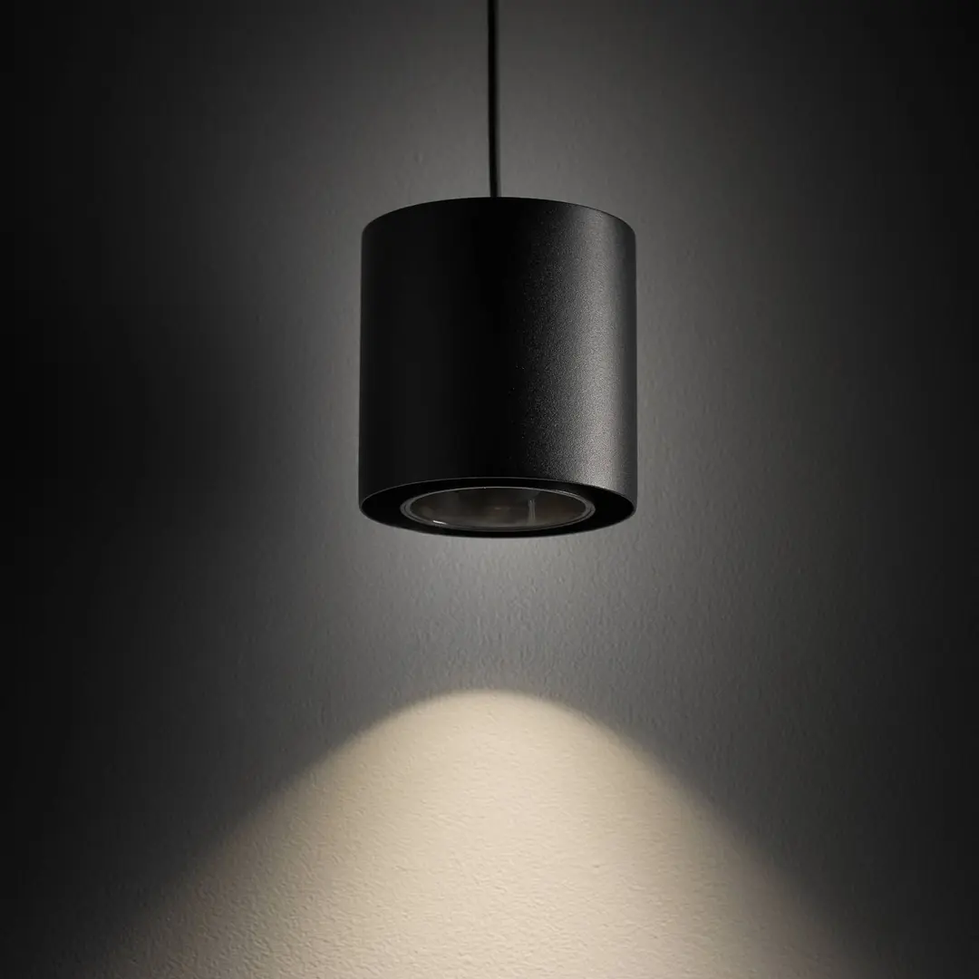 Nowodvorski Lighting Hängeleuchte Point Duo, schwarz, Stahl, Ø 13 cm, GU10