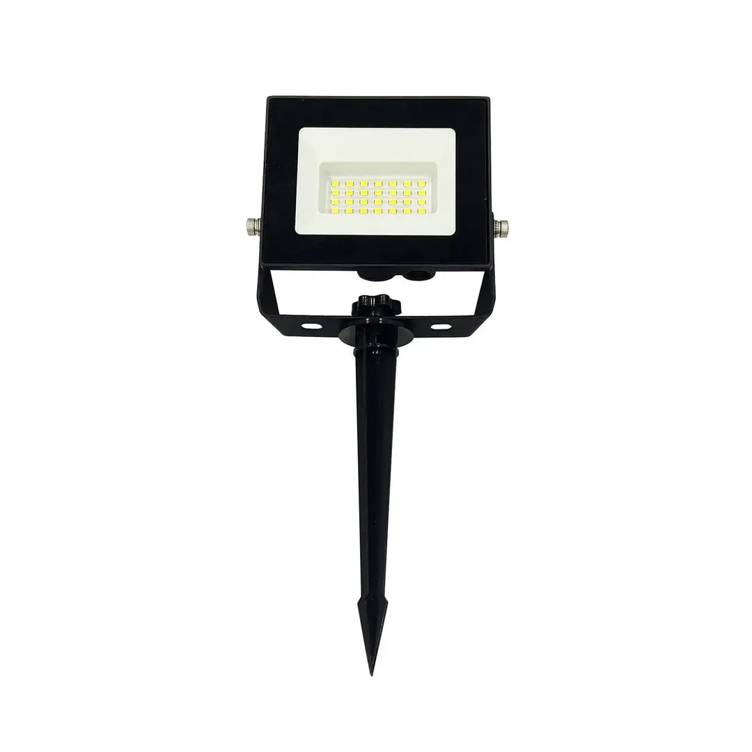 Heitronic LED-Flutlichtstrahler Bolton 2.0, 10 W, Erdspieß, Stecker