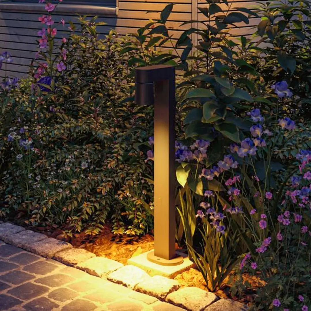 Paulmann LED-Wegeleuchte Kimu 1, anthrazit, 2.200 K, IP44