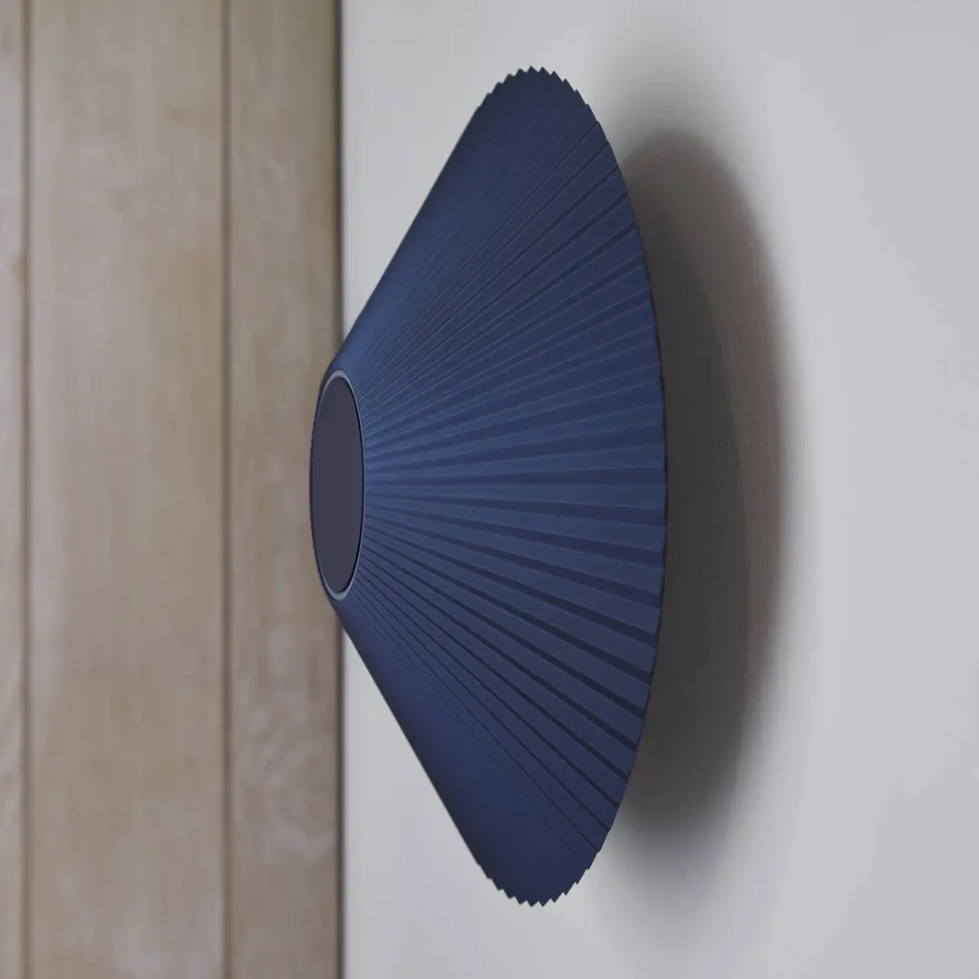 LOOM DESIGN LED-Wandlampe Ballerina, dunkelblau, Ø 35 cm