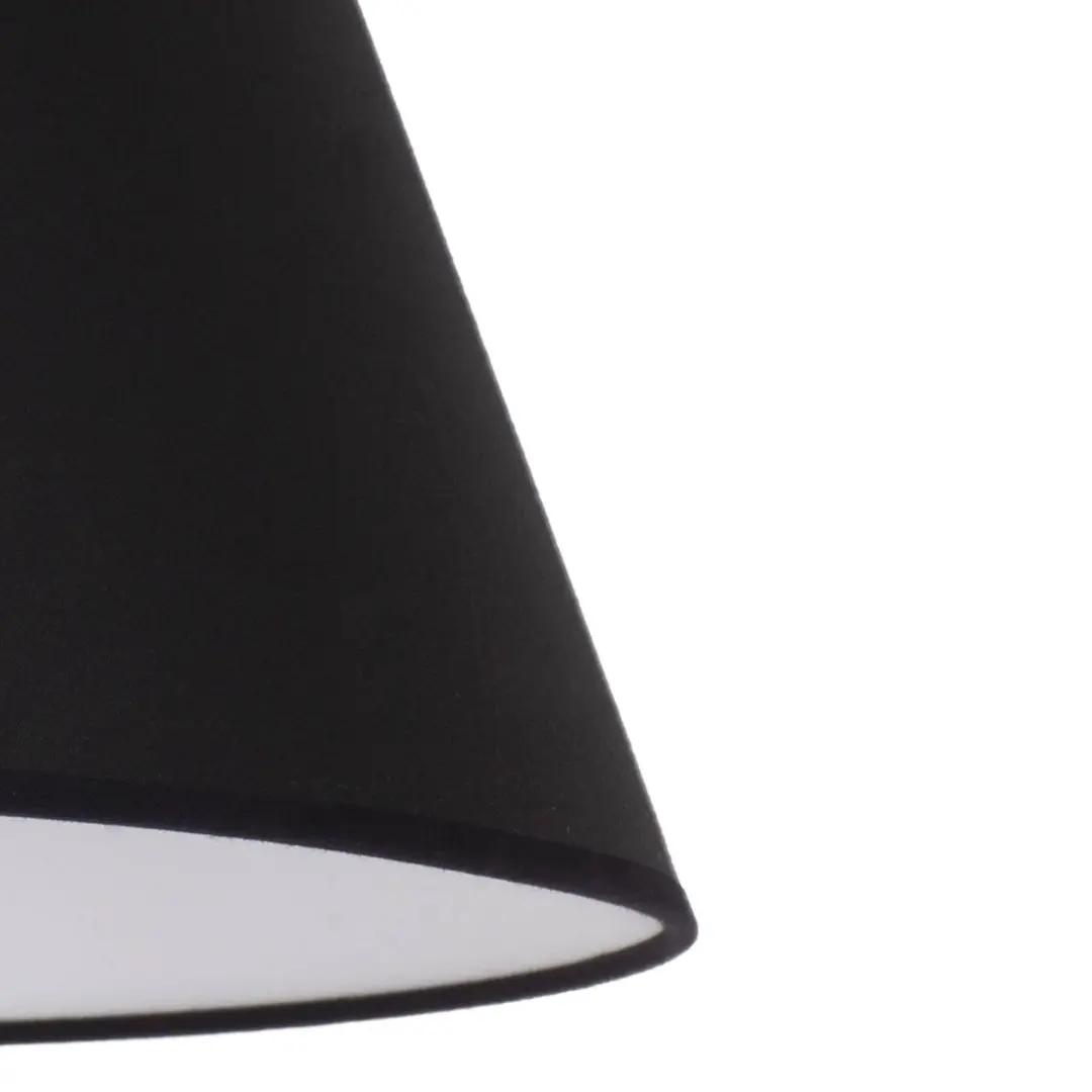 Duolla Lampenschirm Sofia Höhe 31 cm, schwarz/weiß
