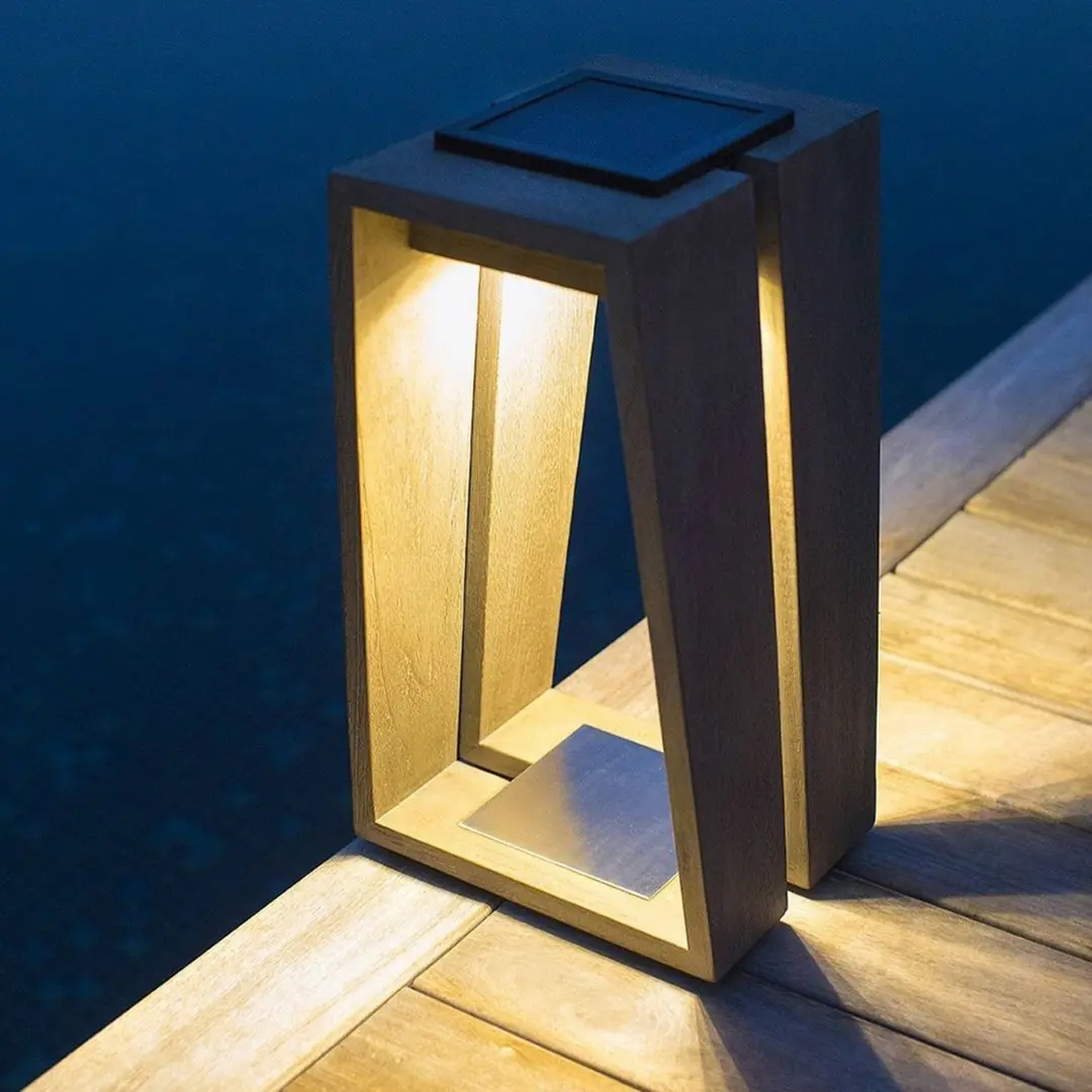 Les Jardins LED-Solarlaterne Skaal mit Sensor, 39 cm
