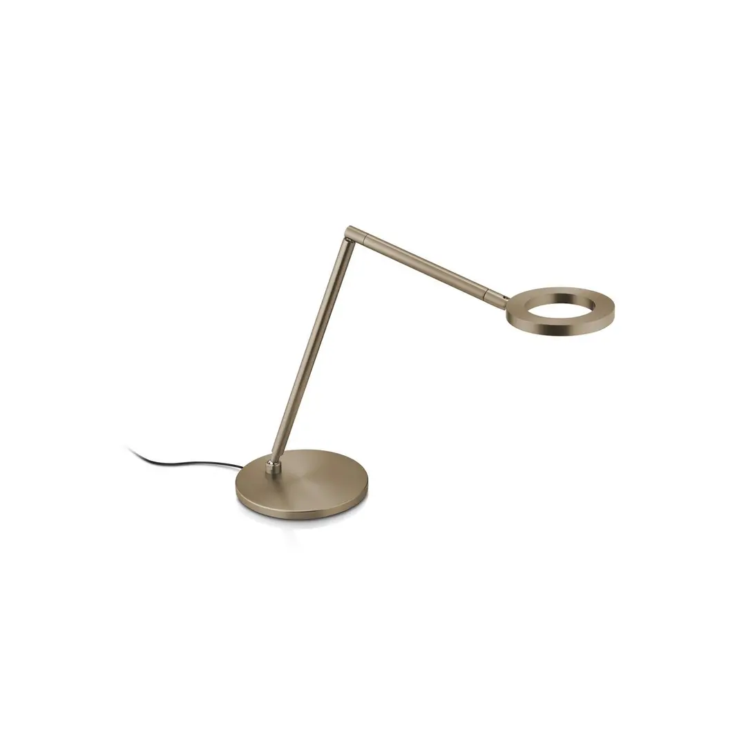 Knapstein LED-Tischleuchte Tessa-T, Effekt bronze, CCT Gestensteuerung