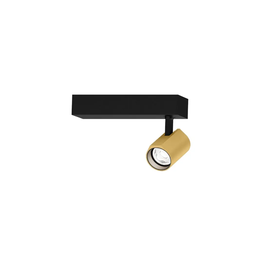 Wever & Ducré Lighting WEVER & DUCRÉ LED-Strahler Ceno schwarz/gold 2.700 K 1-flg.