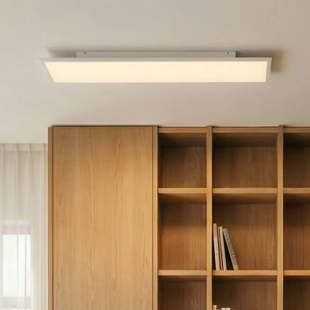 Arcchio LED-Panel Arthur, 120 x 30 cm, silber, 4000 K