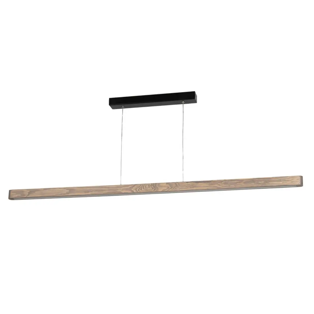 BRITOP LED-Hängeleuchte Lineo Kiefer grau 135cm