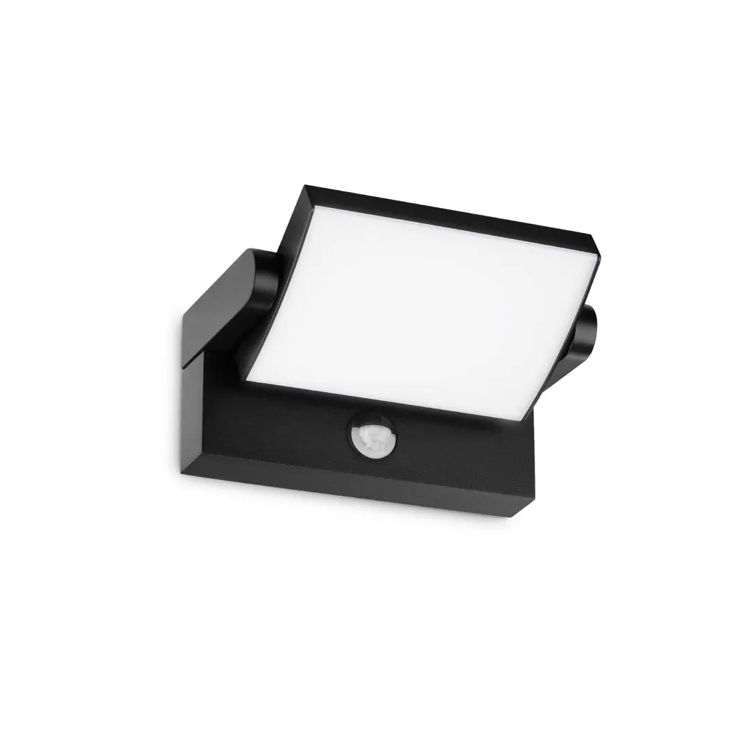 Ideal Lux LED-Außenwandleuchte Swipe Sensor, schwarz, IP54
