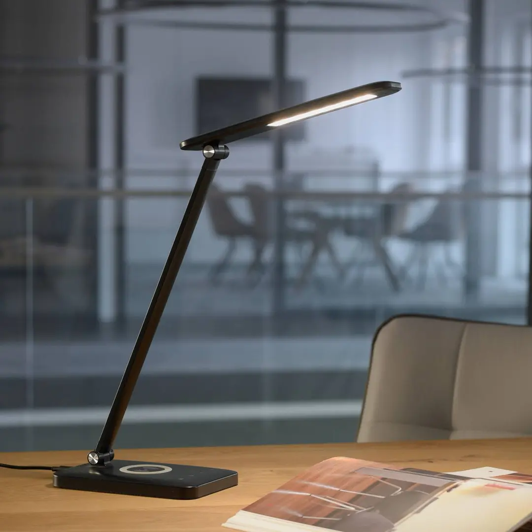 JUST LIGHT. GmbH LED-Schreibtischleuchte Florentina, schwarz