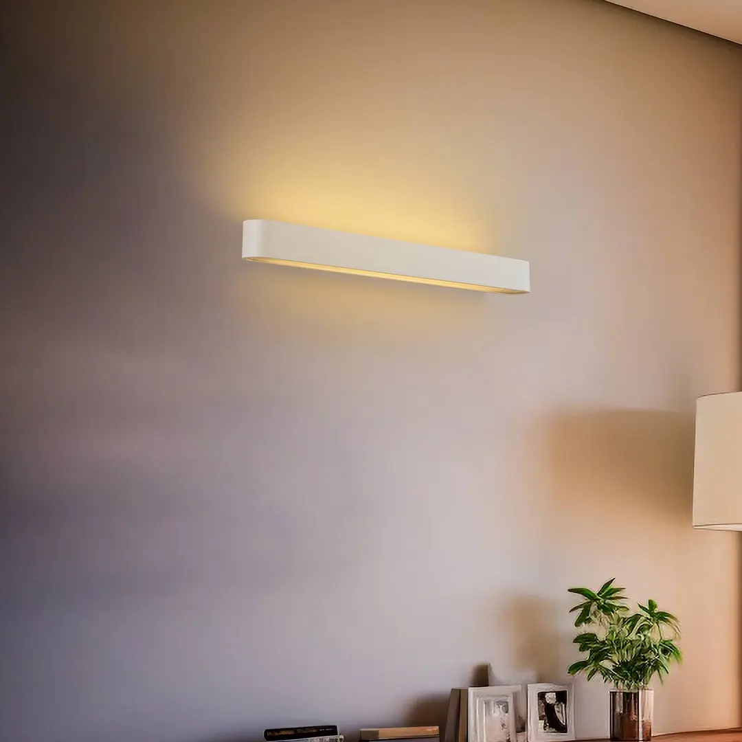 Nowodvorski Lighting Wandleuchte Soft, Breite 60 cm, weiß, Aluminium, G13