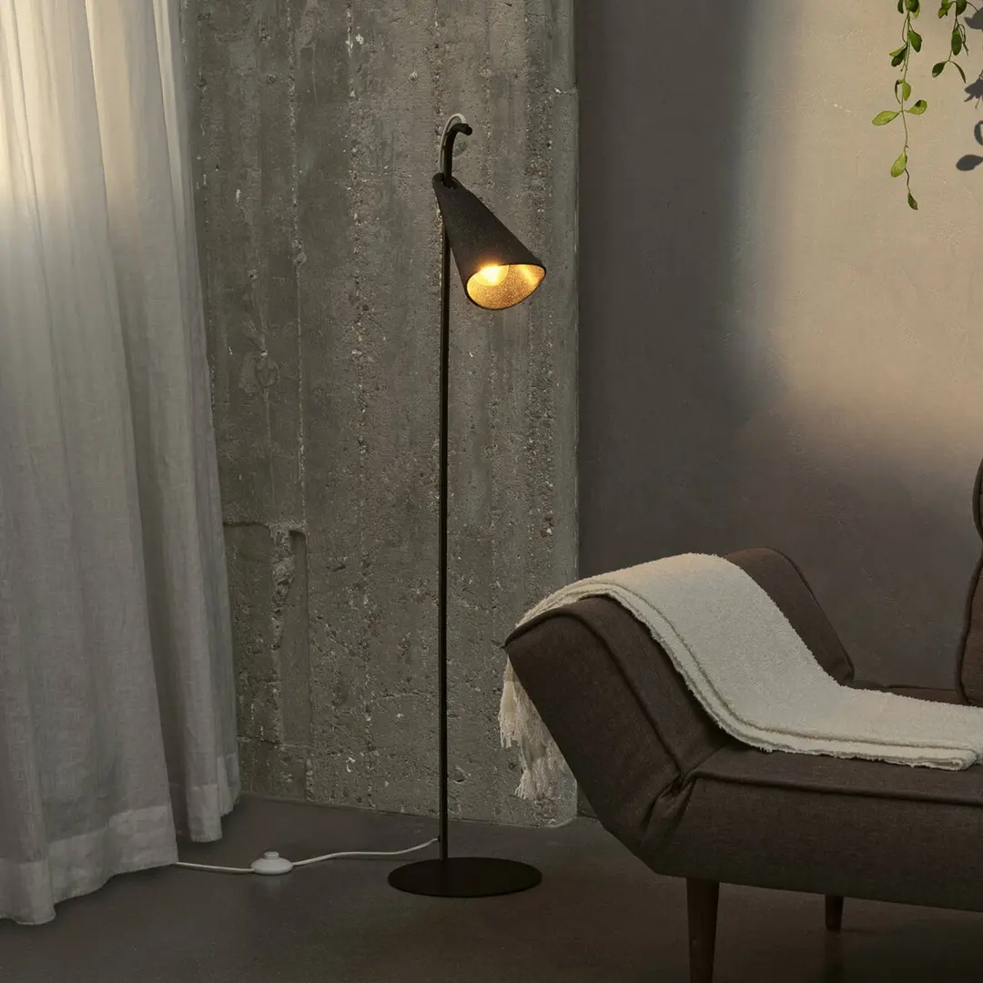 OSRAM Stehleuchte Decor Bell, schwarz, Stahl, E27, H 120 cm