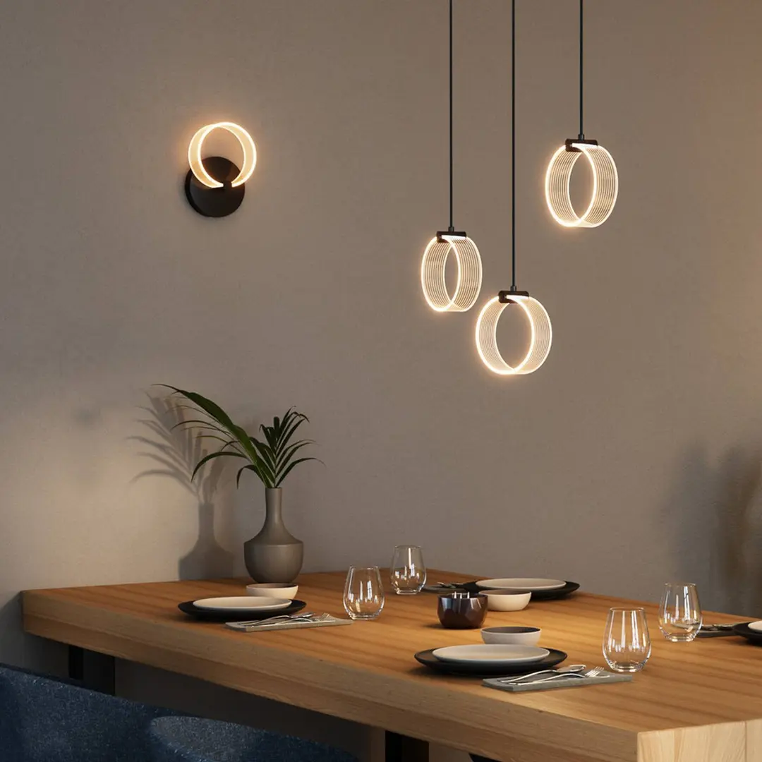OSRAM LED-Wandeuchte Decor Circle, CCT, schwarz