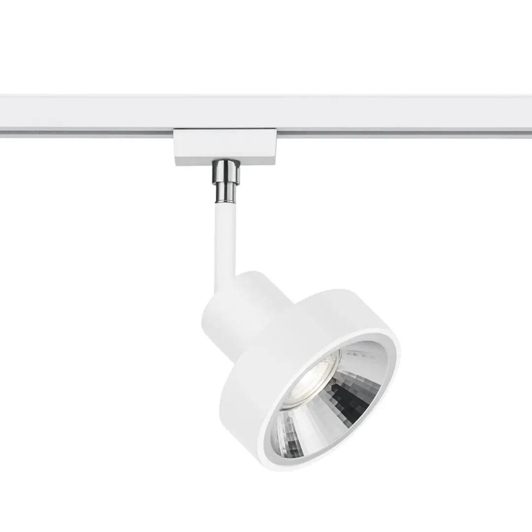 Trio Lighting Schienenspot DUOline 780701, Ø 11 cm, weiß, 2-Phasen, GU10
