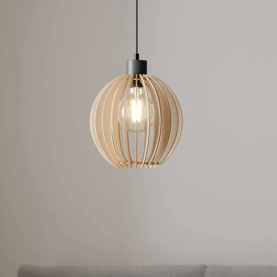 MCJ Hängelampe Clay, Birkensperrholz Ø 23 cm