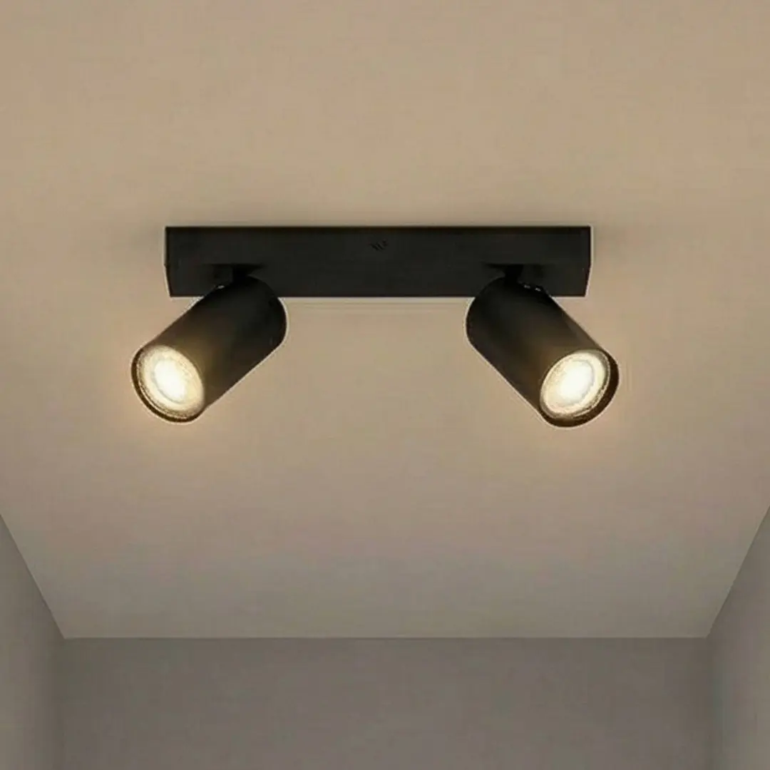 OSRAM Deckenstrahler OCTAGON schwarz 2-flg. GU10-LED 927 dim