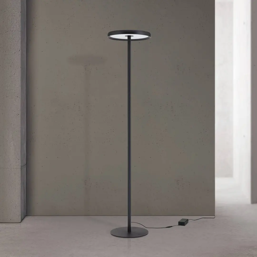 Orion LED-Stehleuchte KANT, schwarz, Höhe 185 cm, CCT, dim up/down