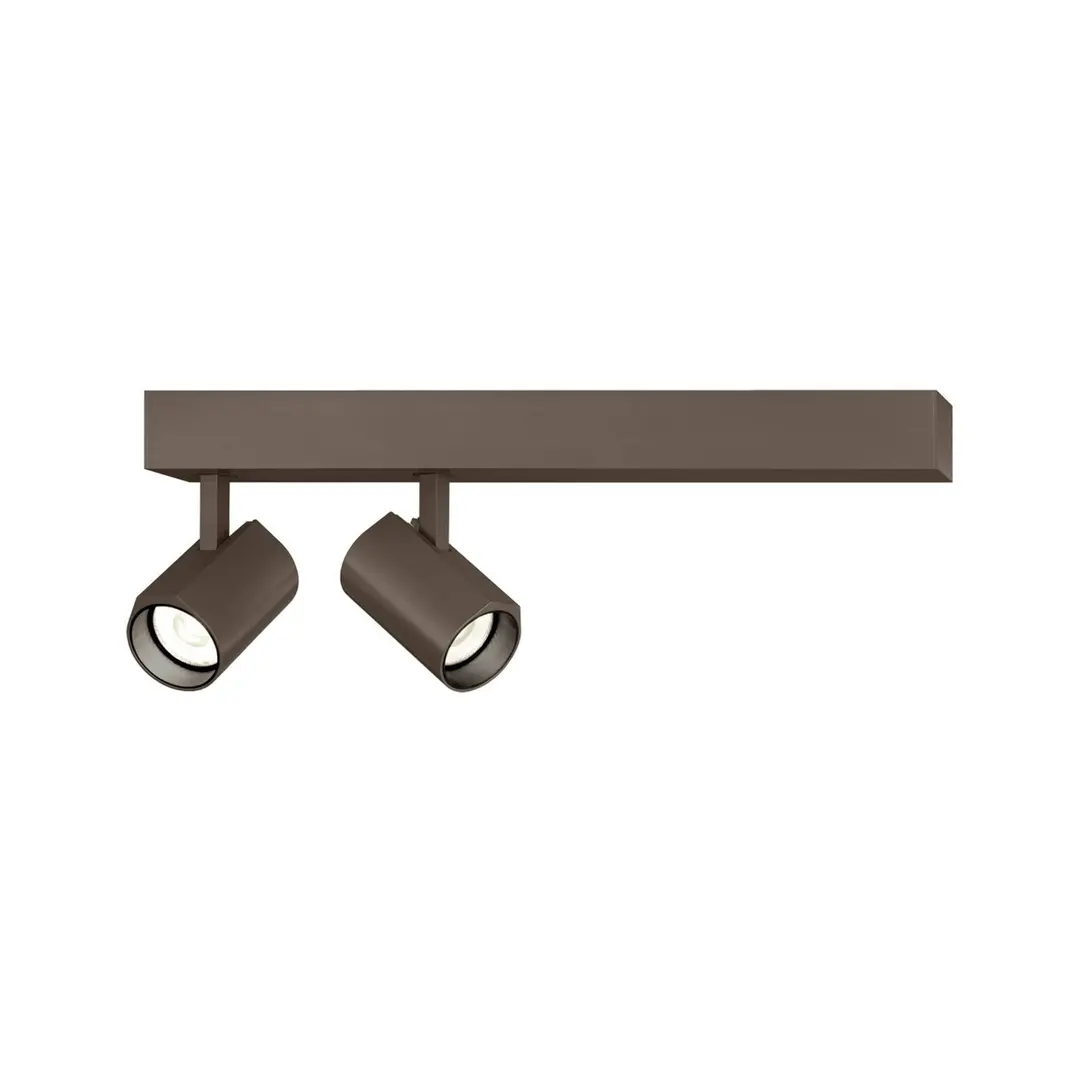 Wever & Ducré Lighting WEVER & DUCRÉ LED-Deckenstrahler Ceno bronze, 2.700 K 2-flg.
