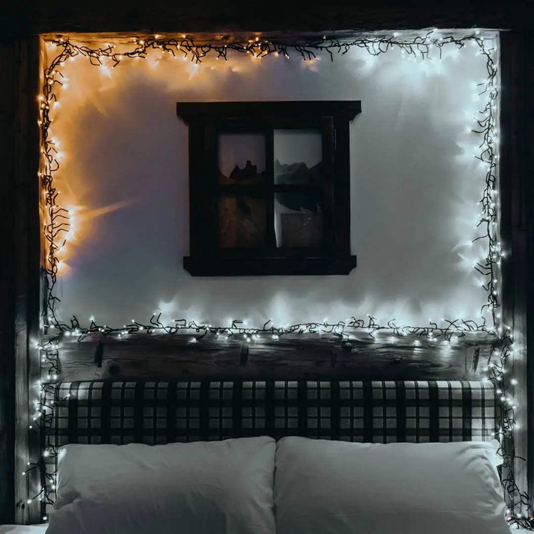 Twinkly LED-Cluster-Lichterkette, CCT, schwarz, 400-flg., 6m