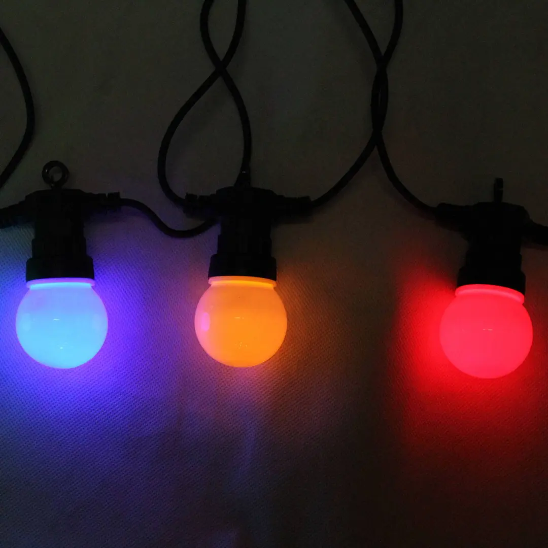Globo LED-Lichterkette Nirvana, 20-flammig, bunt, IP44