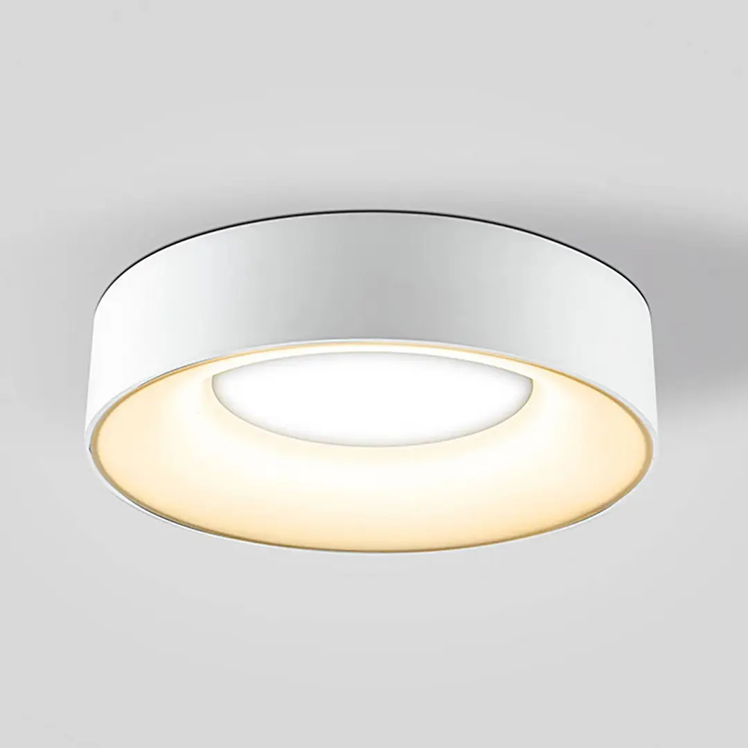 EVN LED-Deckenleuchte Sauro, Ø 30 cm, weiß