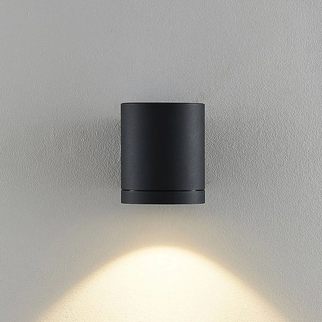 Molto Luce LED-Außenwandlampe Foris Round W, anthrazit
