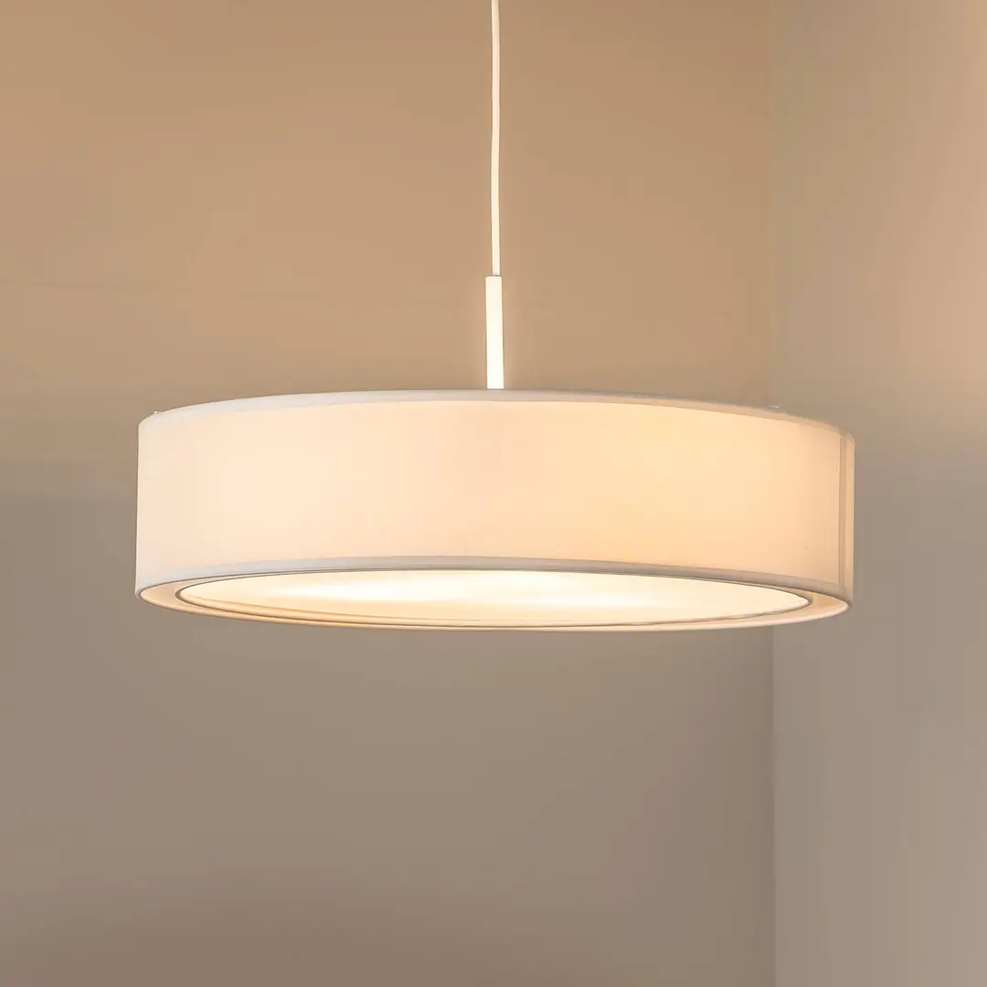 Nowodvorski Lighting Hängeleuchte Mist, weiß, Ø 56 cm
