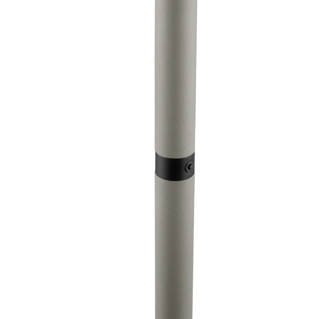 HELL LED-Stehleuchte Evolo CCT, taupe