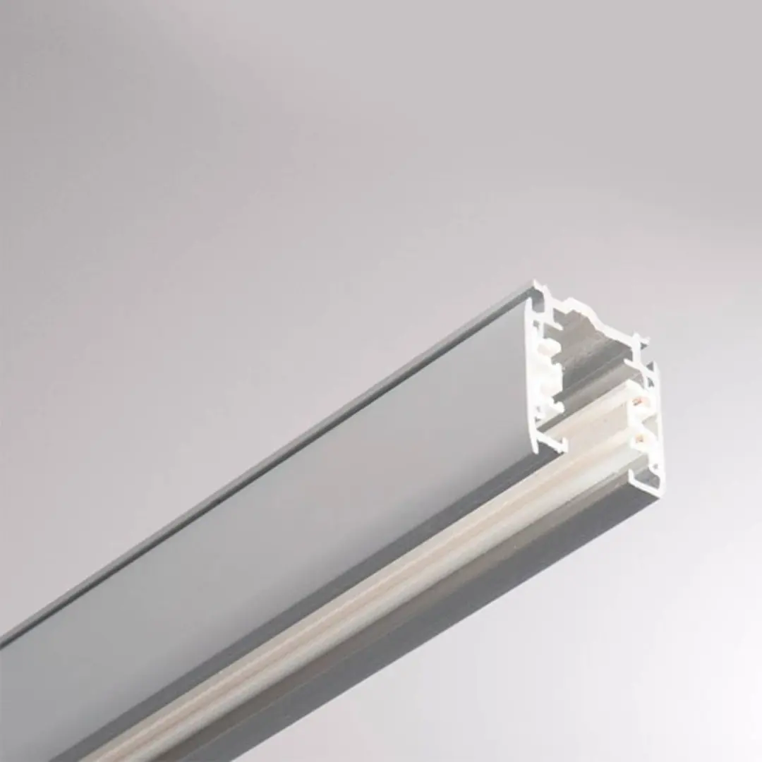 Global 3-Phasen-Stromschiene Noa Aufbau 100cm, grau