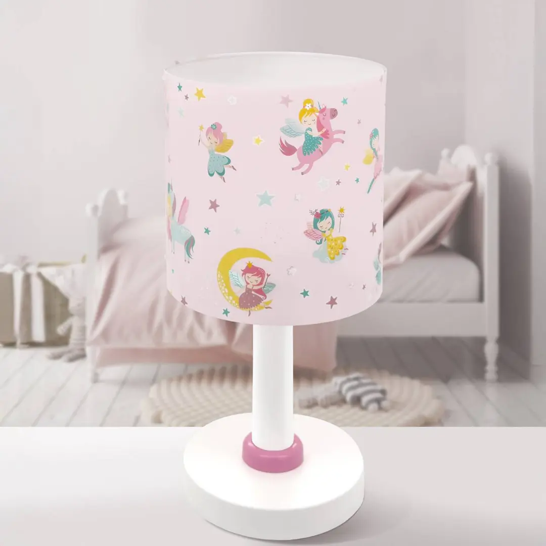 Dalber Kinder-Tischlampe Fairy Dreams, G4, Ø 15 cm