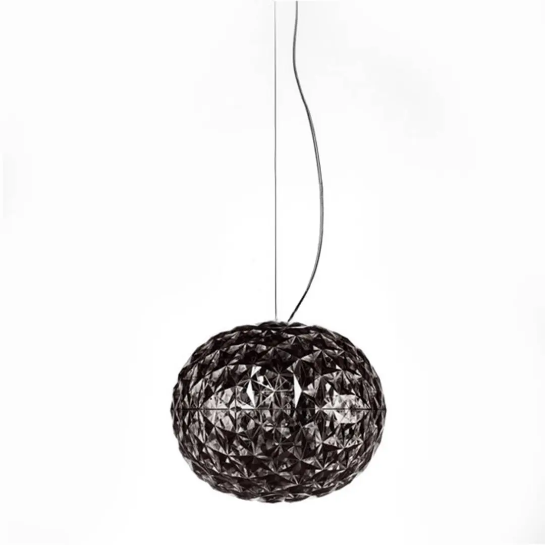 Kartell Planet - LED-Pendellampe, rauchgrau