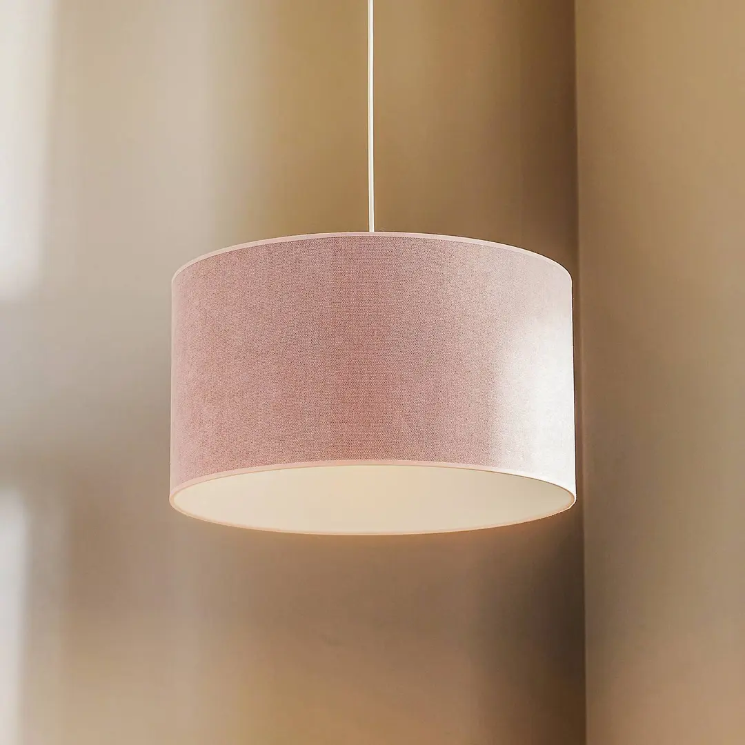 Duolla Hängeleuchte Pastell Roller rosa