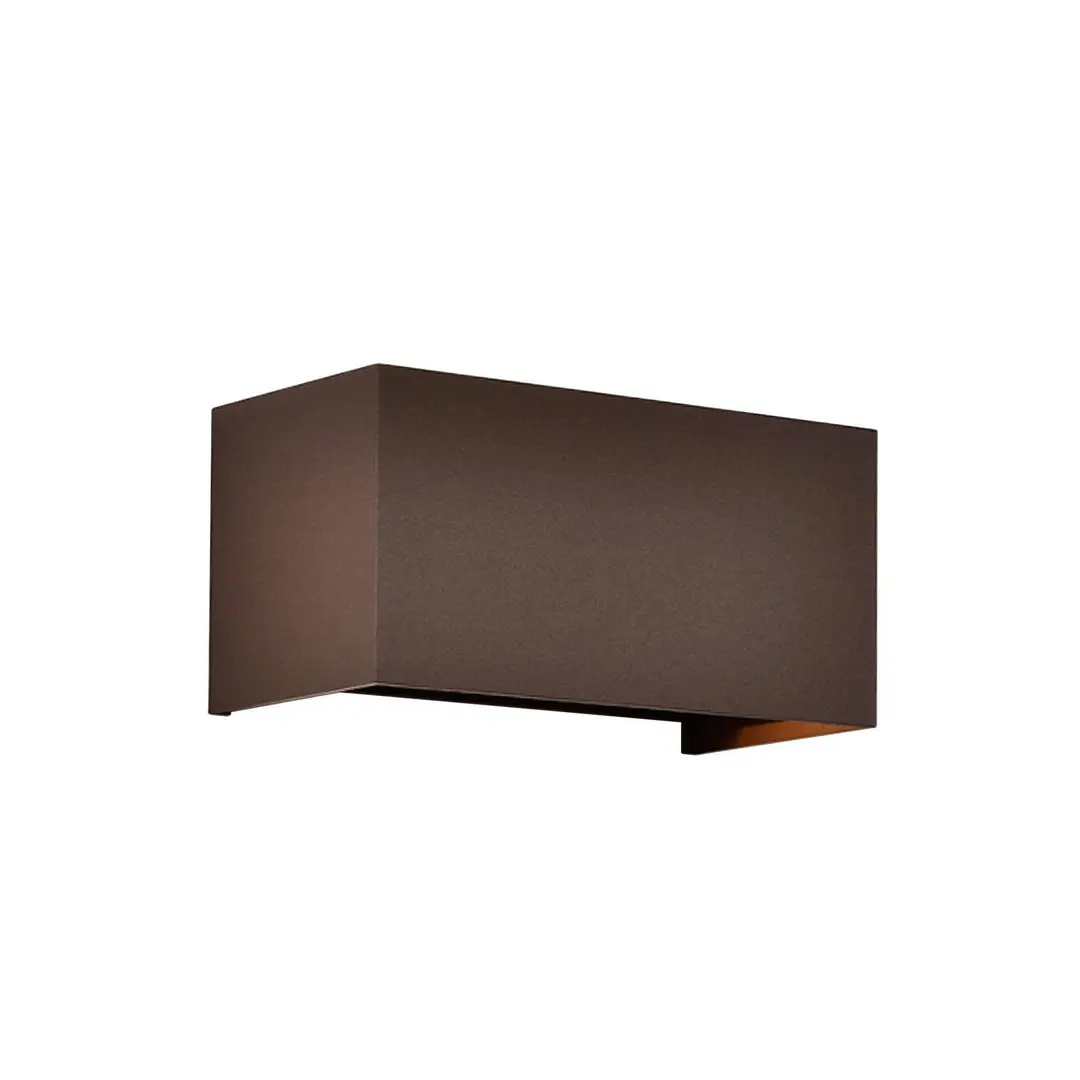 Mantra Iluminación LED-Außenwandleuchte Davos double, rost, Metall, dimmbar