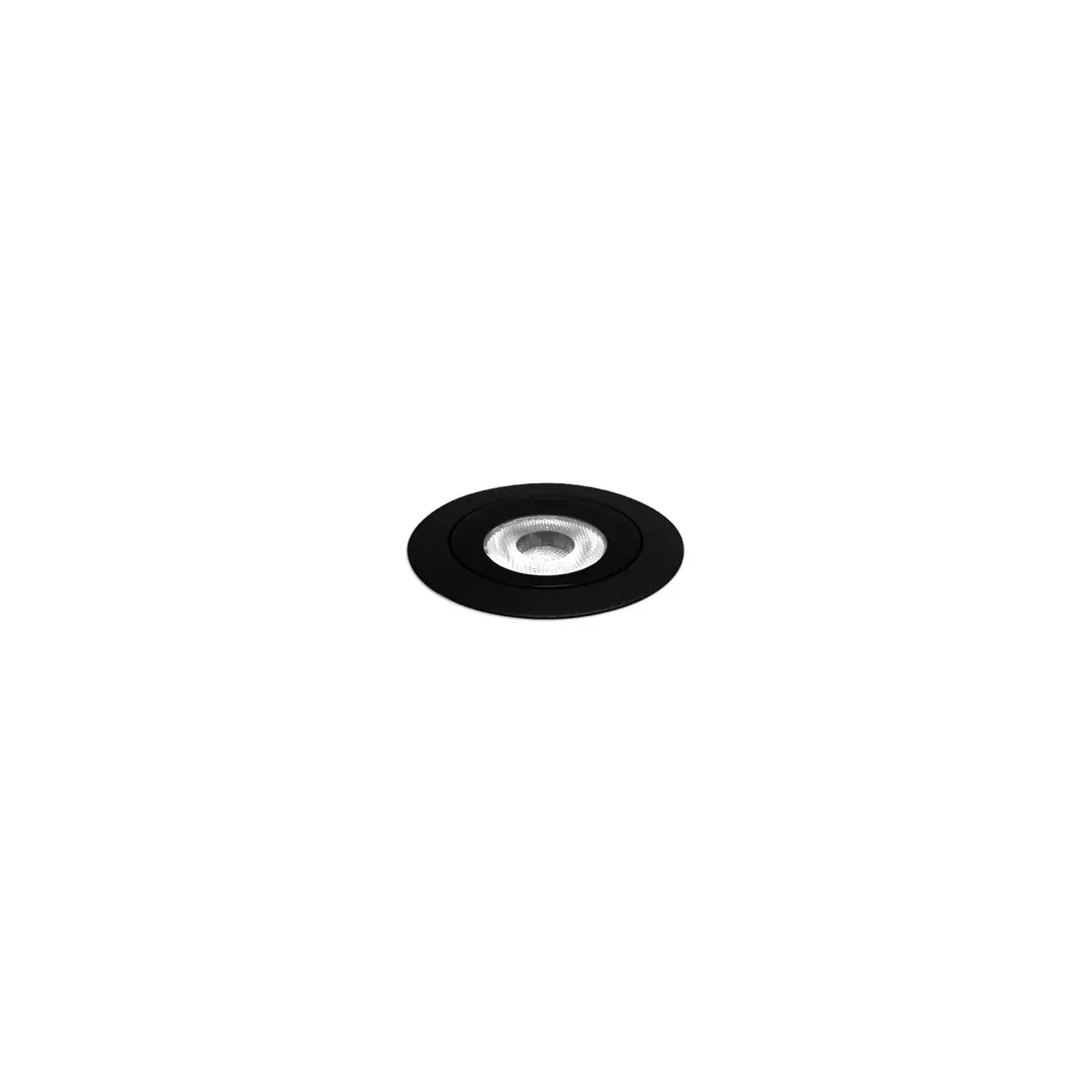 Wever & Ducré Lighting WEVER & DUCRÉ LED-Bodeneinbaulampe Blink 1.0 schwarz, Rand