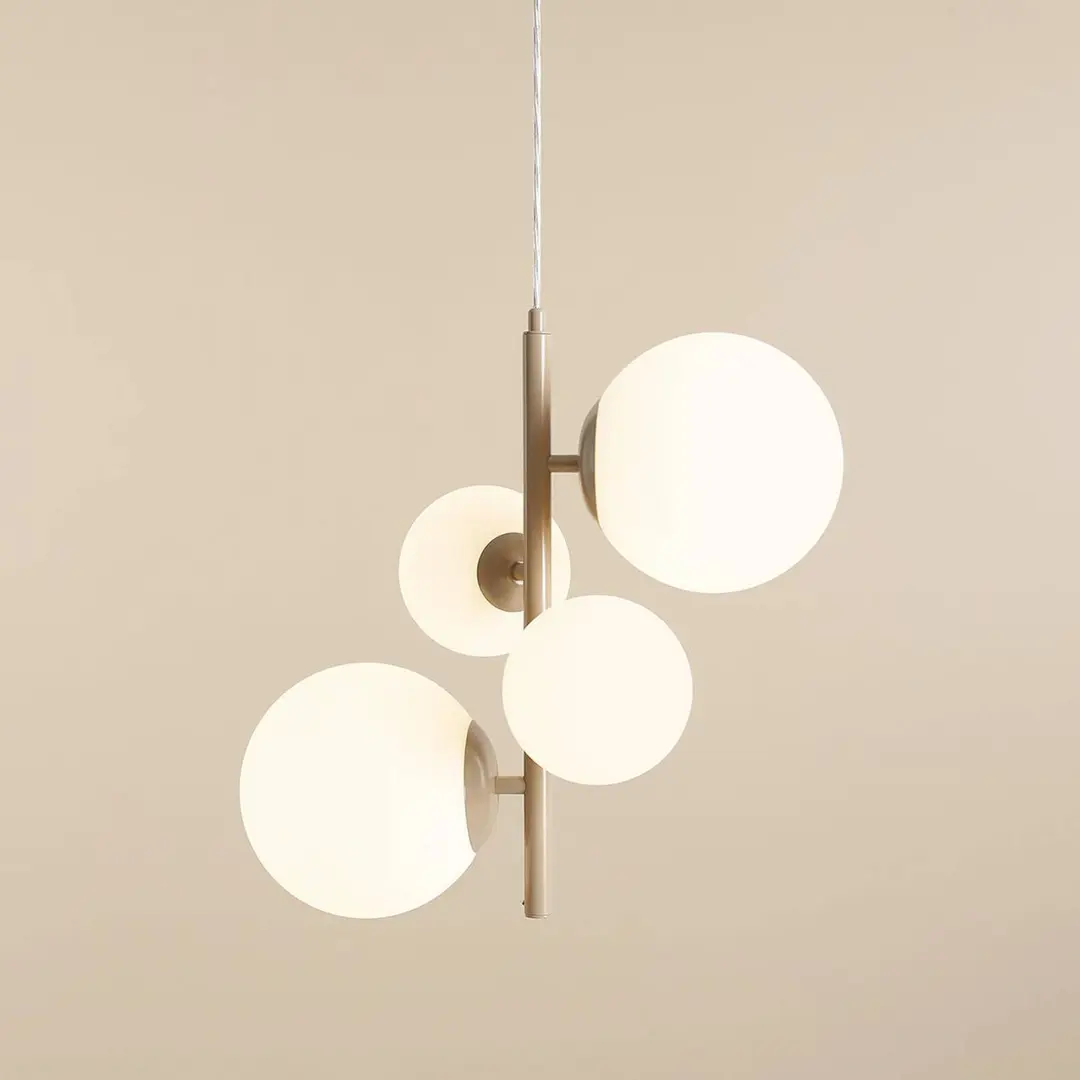 ALDEX Hängeleuchte Joel, beige/weiß, 4-flammig