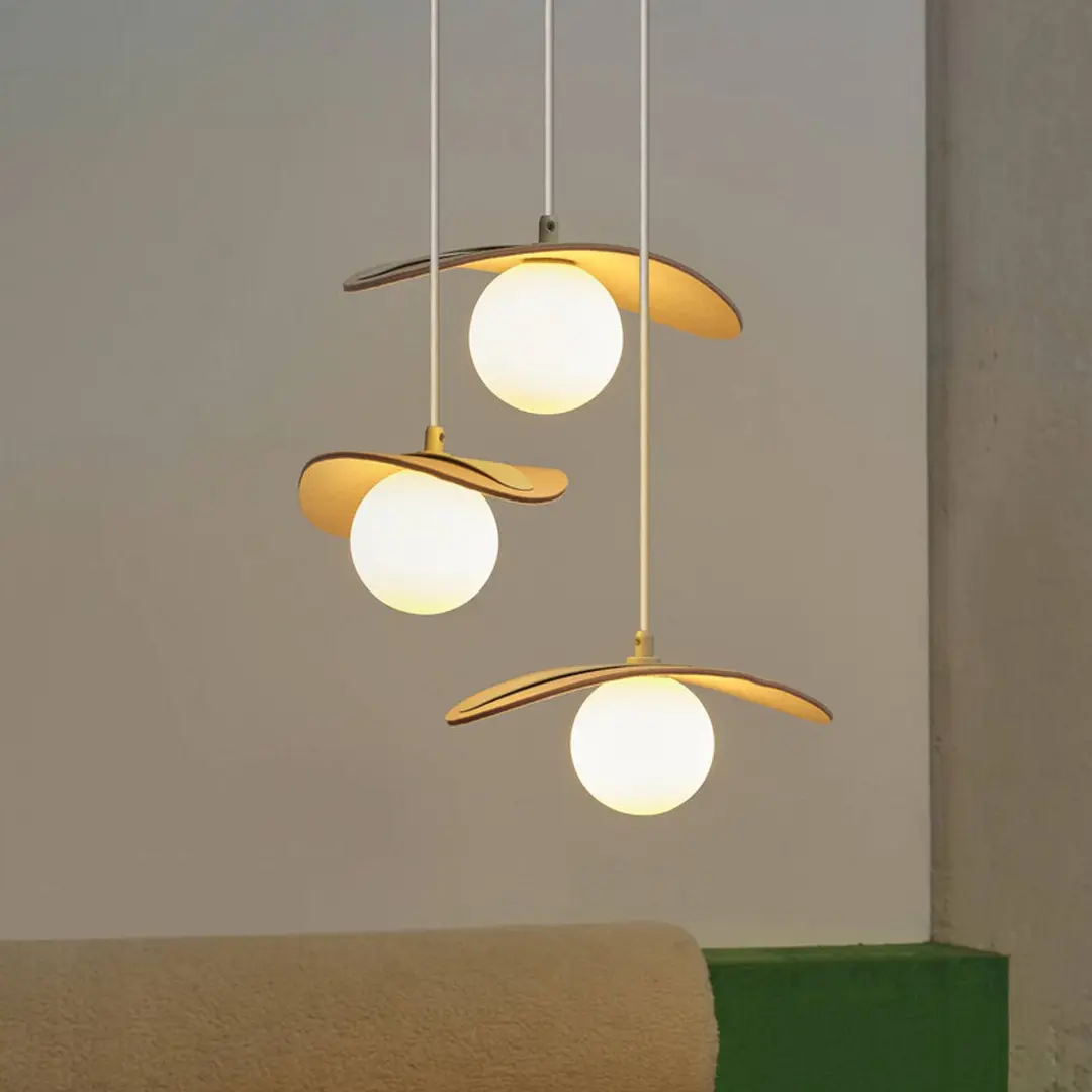 OSRAM Hängeleuchte Decor Pearl, 3-flammig, beige, Filz, G9