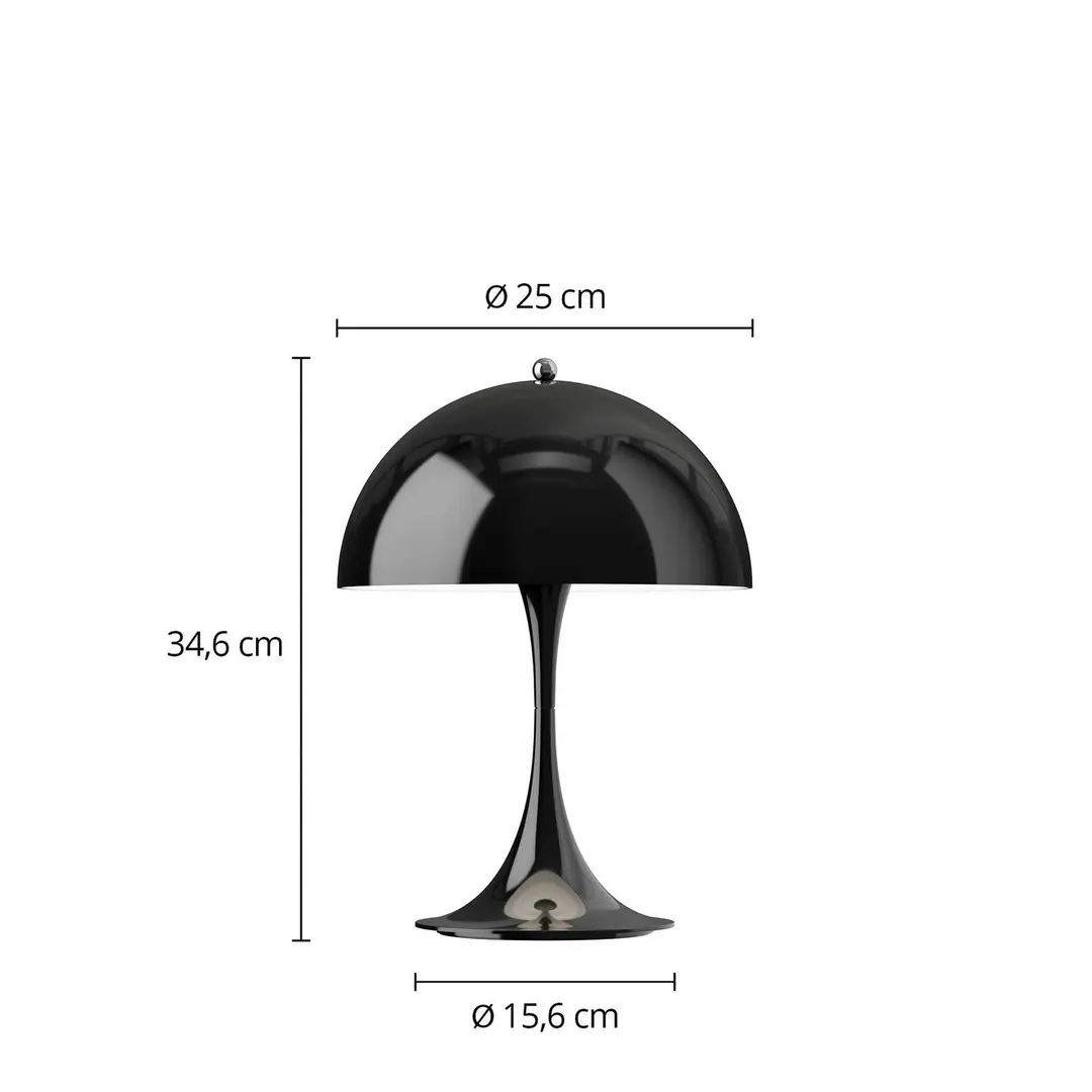 Louis Poulsen Akkulampe Panthella PORTABLE 250, schwarz IP44
