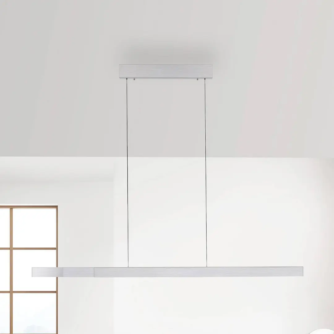 Paul Neuhaus LED-Hängelampe Adriana Square, alu, up/down