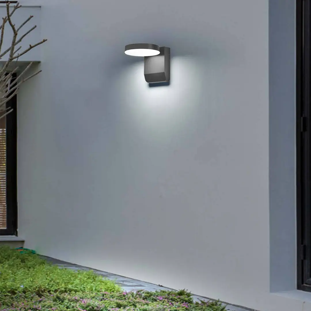 CMD LED-Wandlampe CMD 9082, anthrazit, Breite 16 cm, CCT, IP54