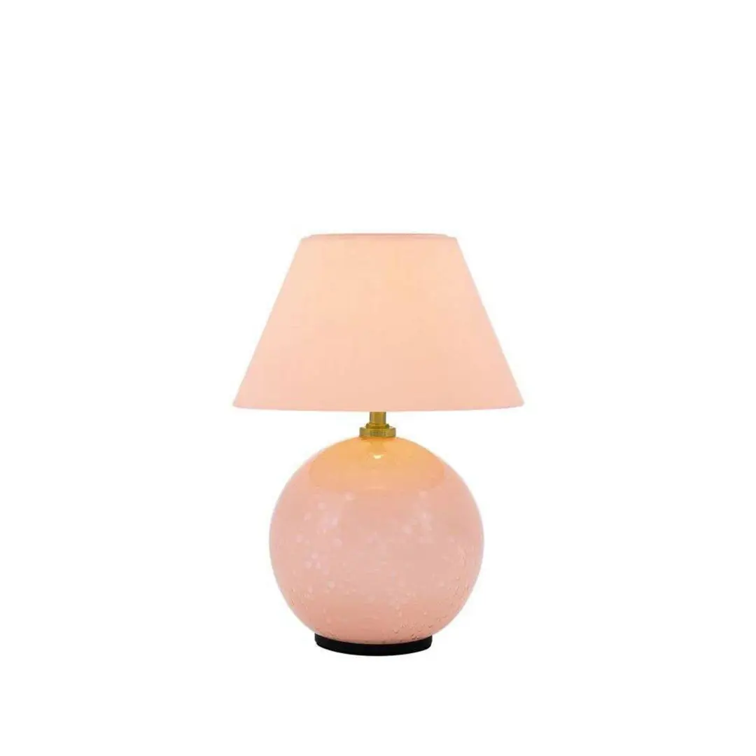 Globen Lighting Akku-Tischleuchte IRIS, rosé, Höhe 23 cm, G4