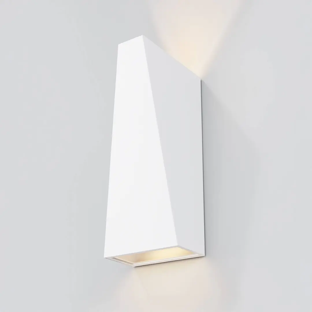 Maytoni LED-Außenwandlampe Times Square weiß