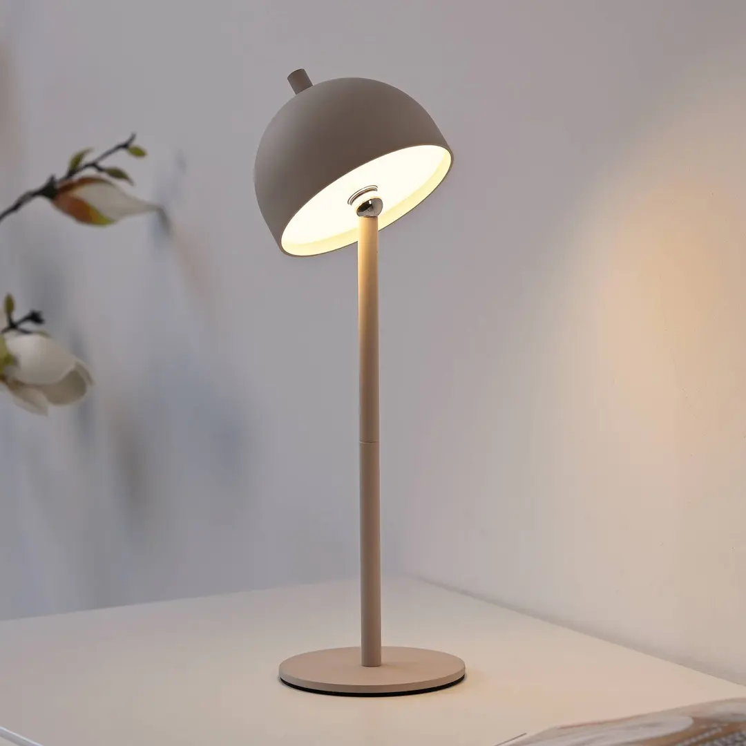 SCHÖNER WOHNEN LED-Akku-Tischlampe Bellies, Sandbrise, IP54