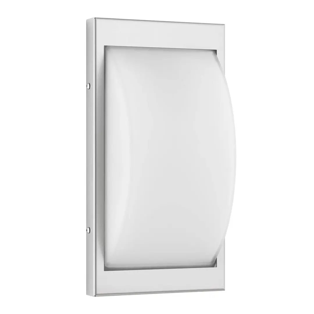 LCD LED-Außenwandleuchte 068LEDSEN, Edelstahl, Sensor